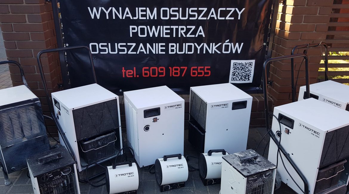 wynajem osuszaczy zdjęcie
